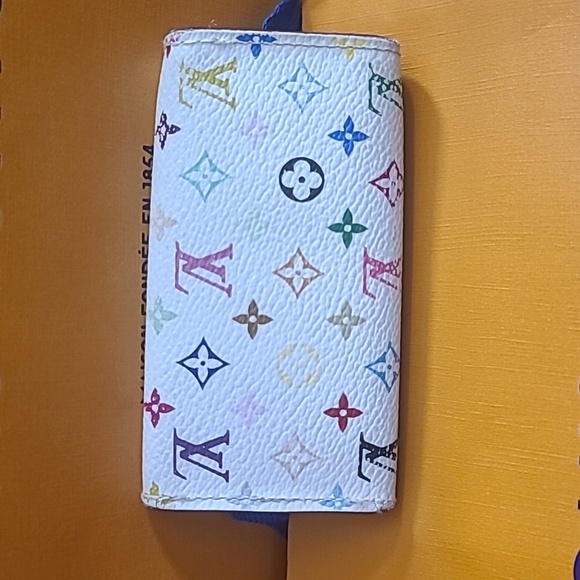 LOUIS VUITTON AUTHENTIC TAKASKI MURAKAMI LEATHER KEYHOLDER 💠✨️RARE✨️ 💠 - Picture 9 of 9